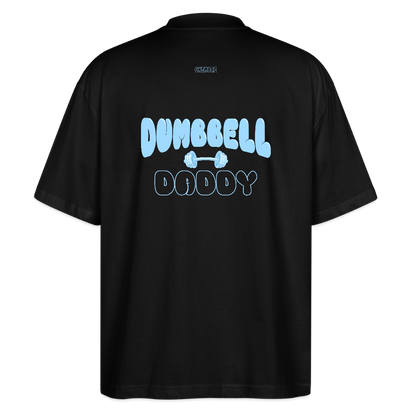 "Dumbbell Daddy" Oversized Premium Tee - Schwarz