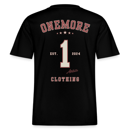 "Athlete" Premium T-Shirt Backprint- Schwarz