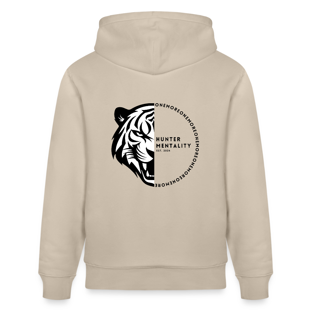 "Hunter Mentality" Premium Hoodie Backprint - Beige