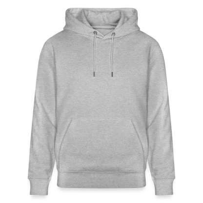 "Lifting Weights" Premium Hoodie Front - Grau