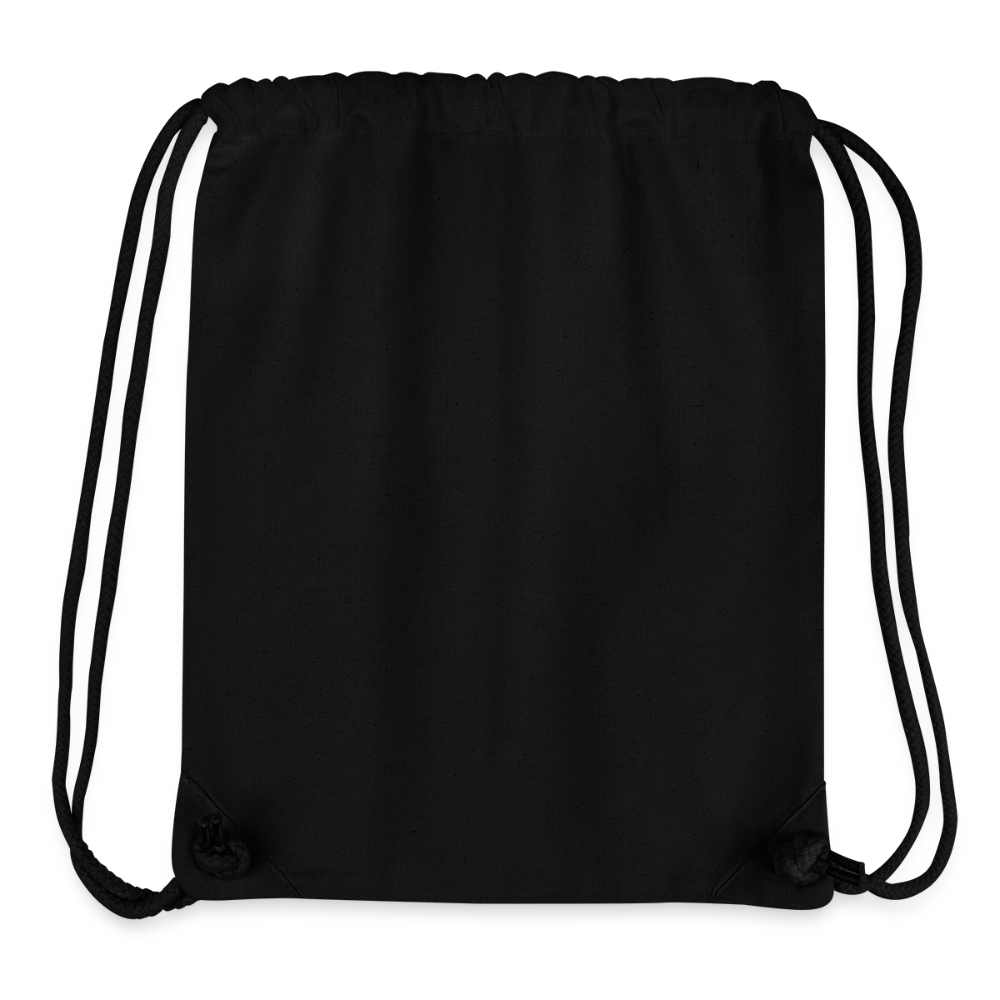 "ONEmore" Recycled Gym Bag Back- Schwarz