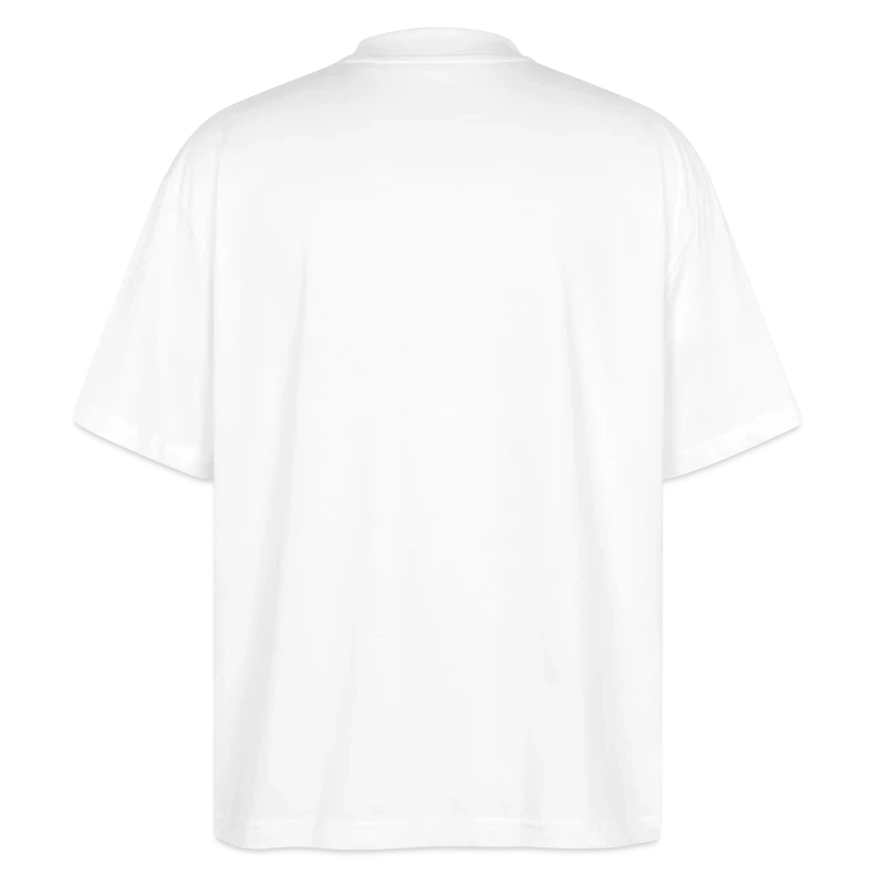 "White Monster" Oversized Premium T-Shirt Back - Weiß