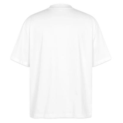 "White Monster" Oversized Premium T-Shirt Back - Weiß
